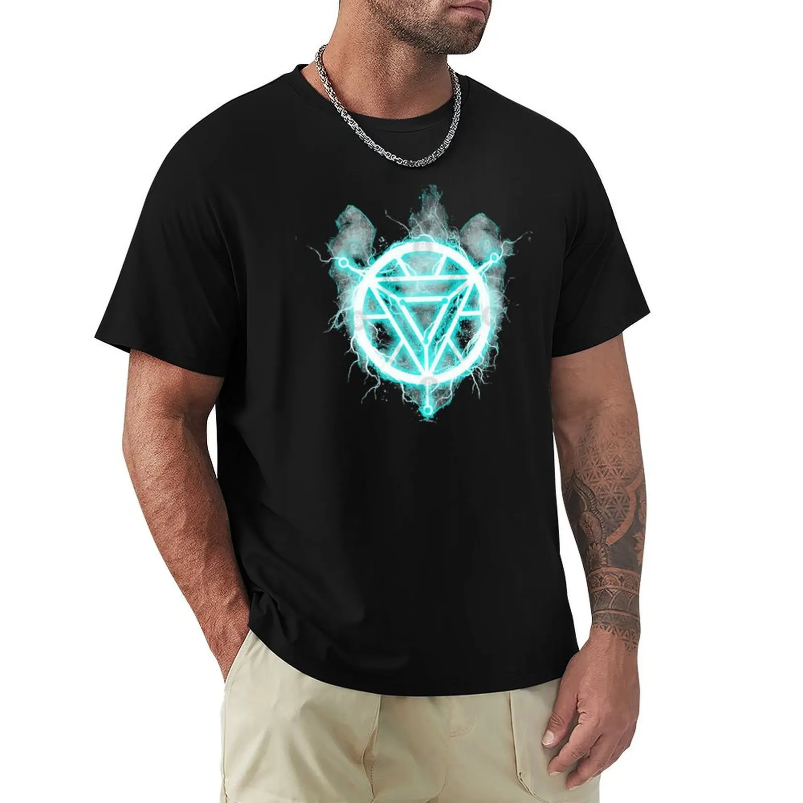Arc Reactor Variant T-Shirt Casual Light Summer Short Sleeve Top