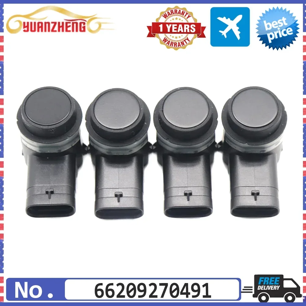 

4pcs NEW PDC Black Parking Sensor Bumper Reverse Assist 66209270491 For BMW X3 F25 X5 E70 5-Series F07 2010-2014 66202184214