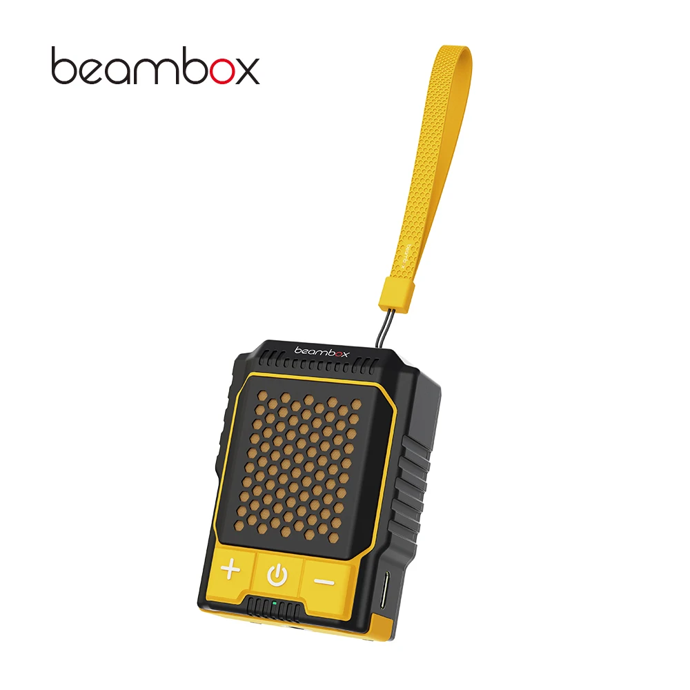 Portable Waterproof Clip-On Pocket Radio Best Wearable Outdoor Sports Speaker Magnetic Job Site Features Music Function