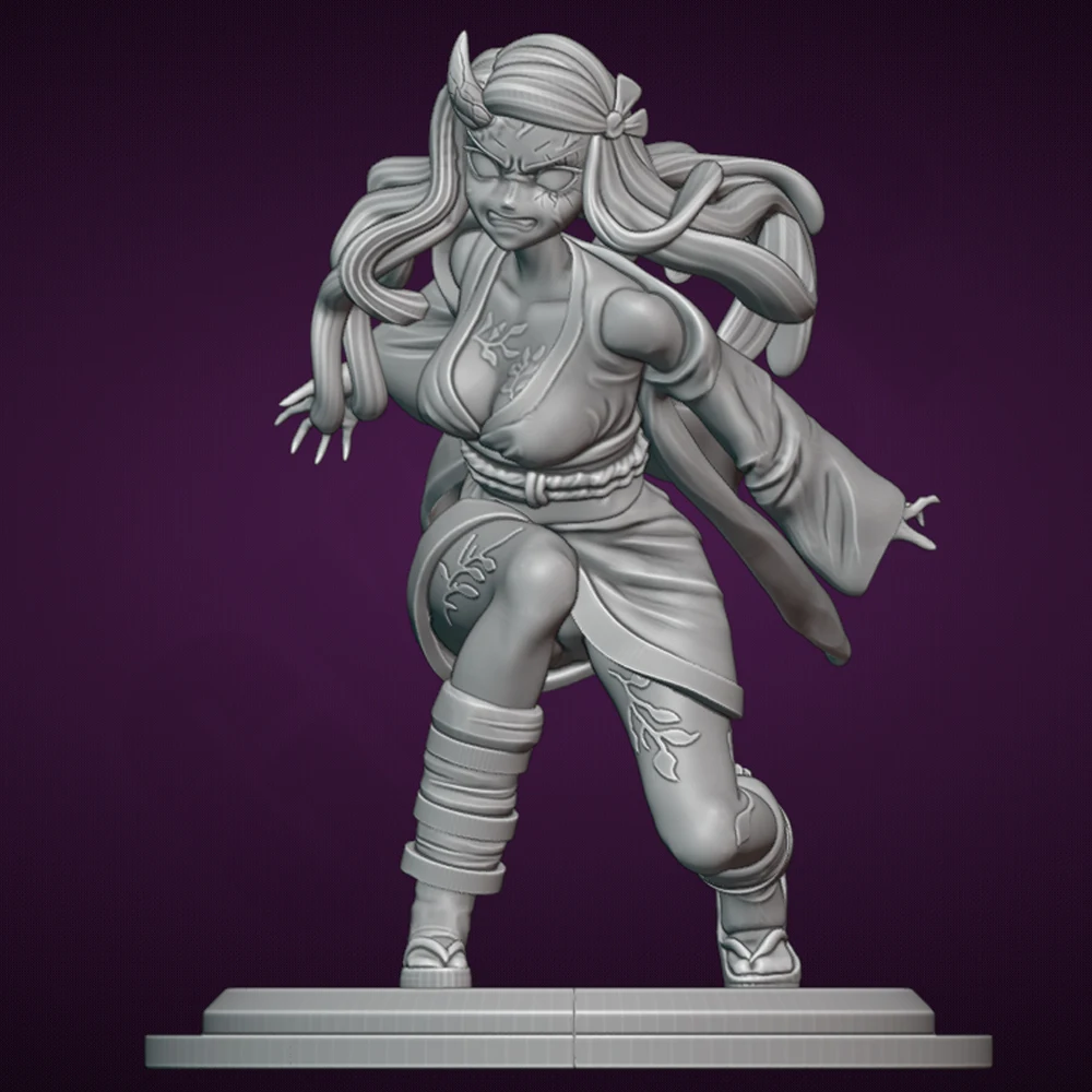 Figurine de fille fantôme Sexy en résine, jouet artisanal, Statue de réduction Miniature non assemblée, Kits non peints, 1/24