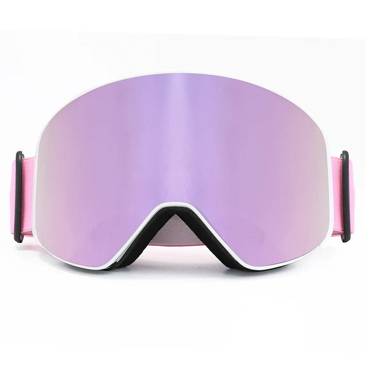 2024 nuovo modello OEM UV400 doubleLens occhiali da Snowboard magnetici antiappannamento occhiali da neve da sci all'ingrosso