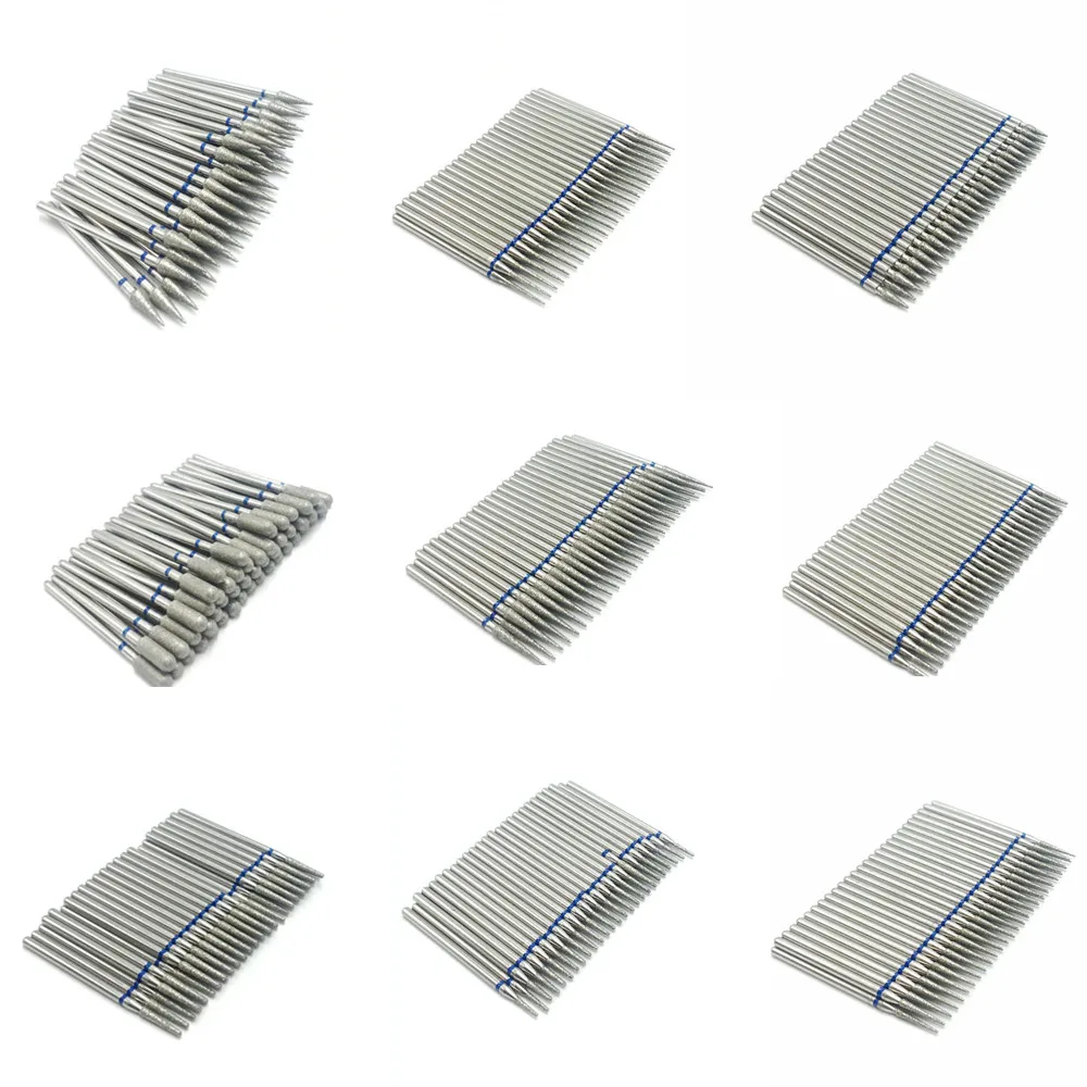 50 stück Elektrische Nagel Bohrer Häutchen Reinigung Bohrer Set Fräsen Cutter für Nail art Elektrische Bits Zubehör Peeling – Detail 4