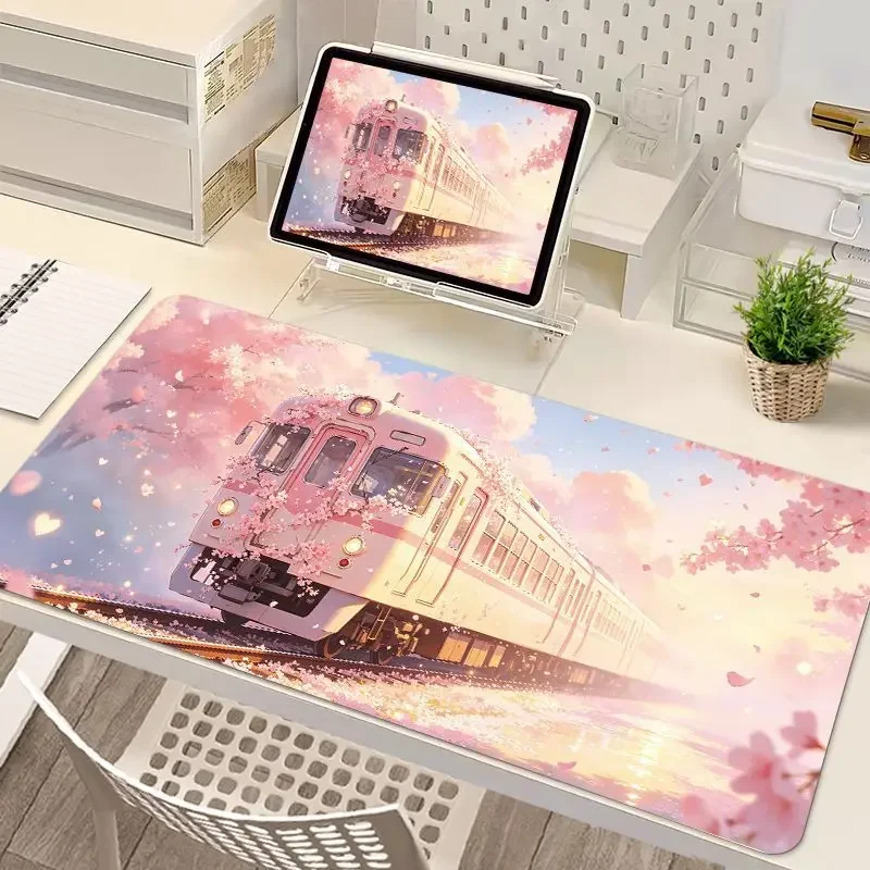 New Scenery Mouse Pad Large Anti-Slip Rubber Gaming MousePad Durable Thick Seam Edge Suitable for Office and Gaming Desk Mats