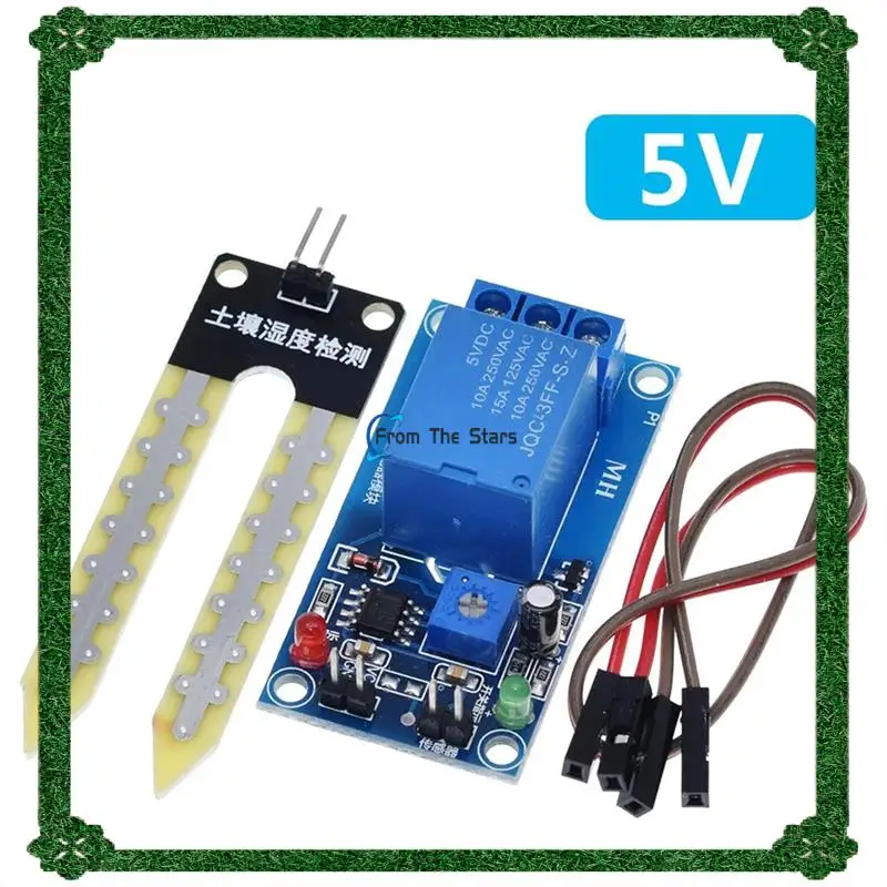 24-Hour Delivery Soil Moisture Sensor Relay Control Module Automatic Watering Of The Humidity Starting Switch