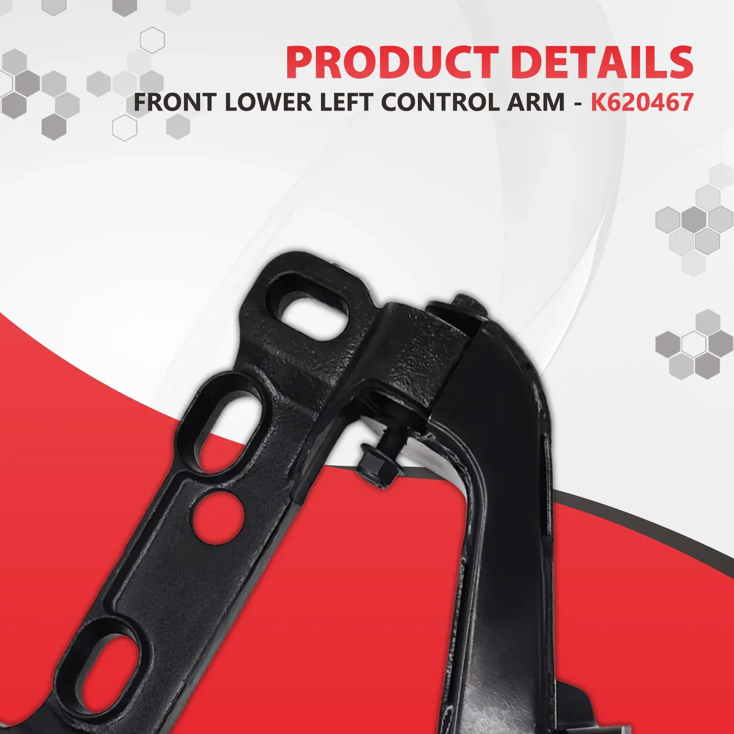 TOPICKSAP 2Pcs Front Lower Control Arm w/Ball Joint for Buick Rainier/Chevy Trailblazer/GMC Envoy/Isuzu Ascender/Saab 2002-2007