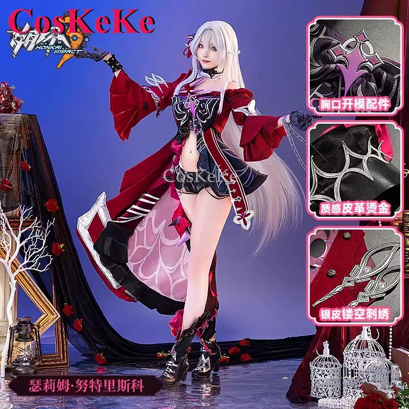 

CosKeKe Thelema Cosplay Game Honkai Impact 3 Costume Sweet Elegant Uniform Dress Full Set Activity Party Role Play Clothing New