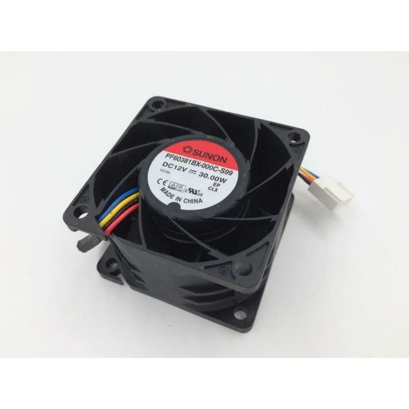 d 1PCS For SUNON PF60381BX-000C-S99 | 60×60×38mm 12V 30W 6CM 4-Pin PWM Axial Fan