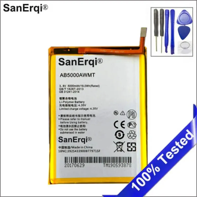 AB5000AWMT Battery ab5000awml for Philips v787, v526, V377, Xenium ctv787, ctv526, 5000 AKKU Batteria + Free tools