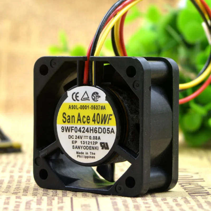 l For SANYO 9WF0424H6D05A | 24V 0.08A | 4CM | Micro Industrial Chassis Fan