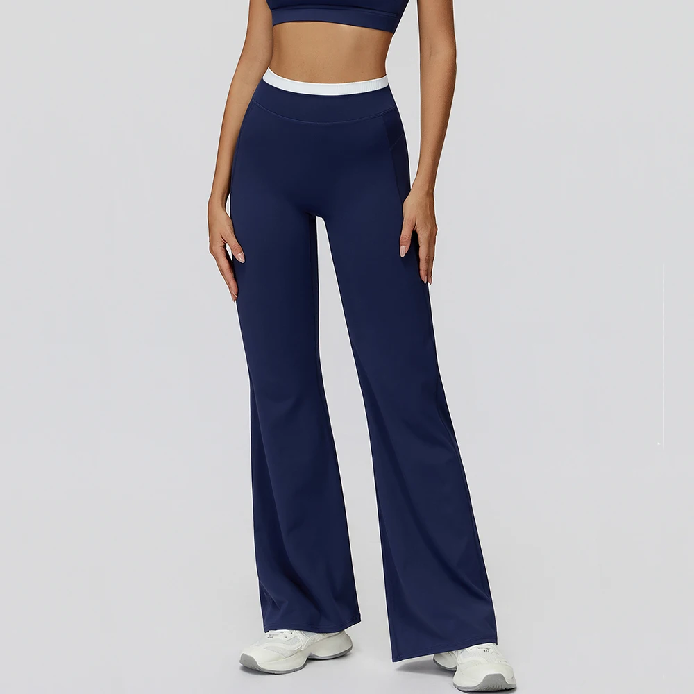 الرياضة متوهج طماق اليوغا السراويل اللياقة البدنية جرس قيعان النساء تنفس اللاتينية الرقص السراويل السراويل الرياضية غير رسمية الإناث السراويل #1