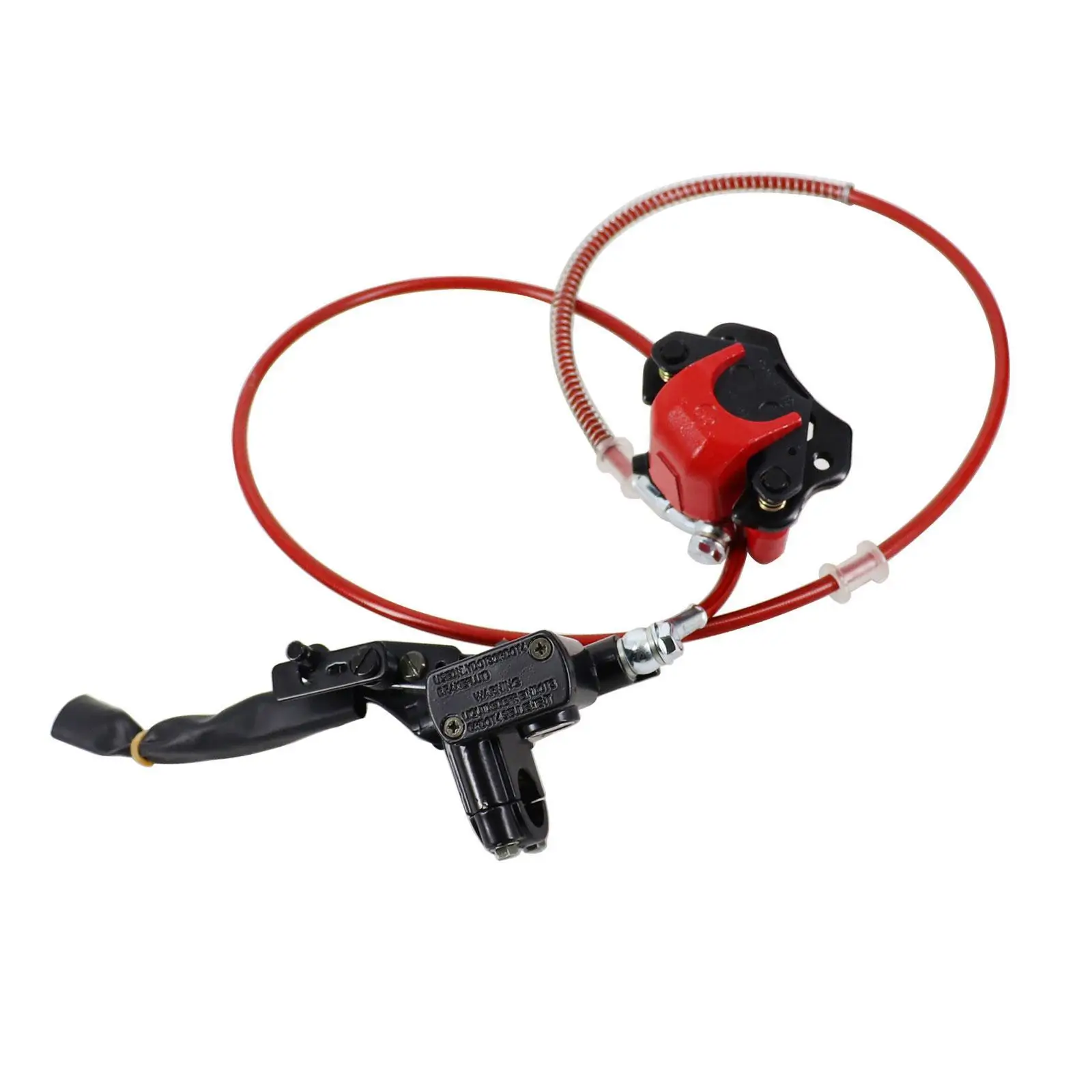

Rear Hydraulic Disc Brake System 59 inch Hydraulic Disc Brake Assembly for Kazuma Coolster 110cc 150cc 4 Wheeler Buggy ATV