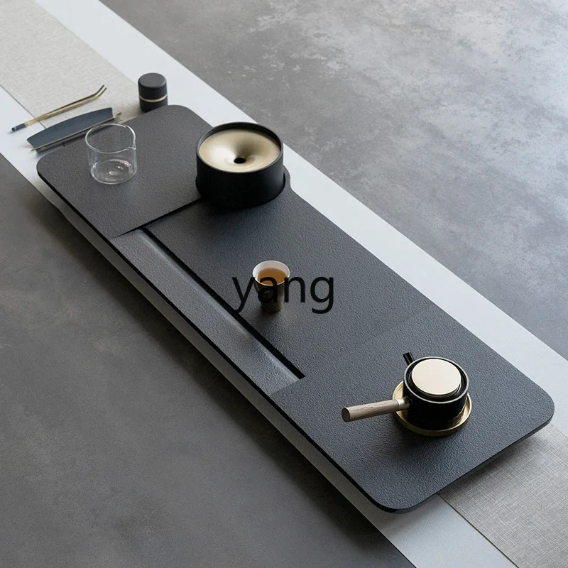 LMMM living room household light luxury dry brewing table tea set tray embedded tea table