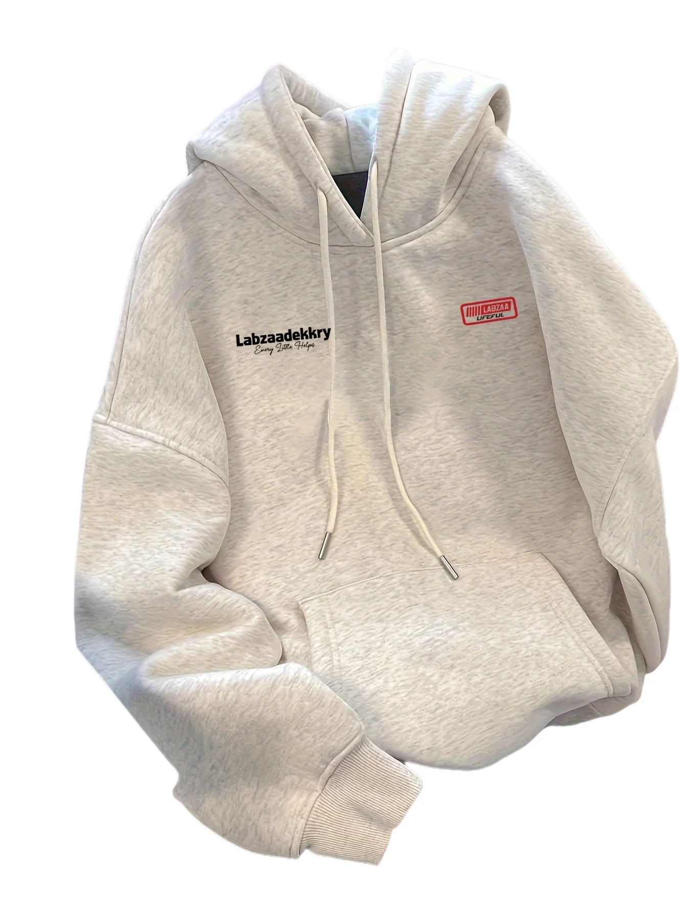 2025 الخريف/الشتاء الرجال المرأة عادية مطبوعة هوديي نمط فضفاض عصري مناسبة للطلاب الأزواج القطن الخالص