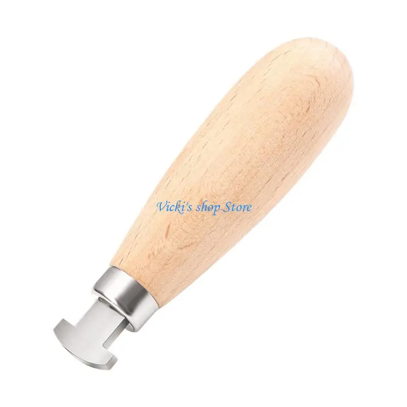 

Professional Inlay Pusher Tool Rust Resistant Blade Ergonomic Crafting Aid
