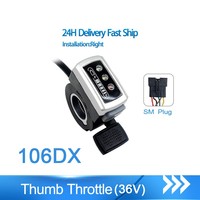 E-bike For WuXing 106DX Throttle Acceleration with Finger Operated Speed Controller Electric Vehicle Throttle Display 36V48V