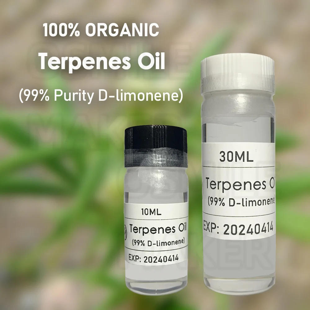 Terpenos puros solubles en aceite, grado alimenticio Natural, d-limoneno, 99% de pureza para aromaterapia líquida de sabor DIY o material de perfume, 10ML