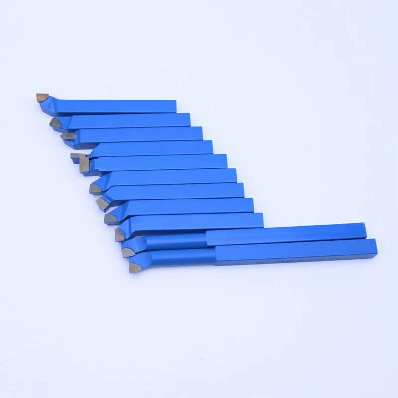 11Piece/Set Carbide Tipped Cutting Tools For Metal Working Lathe Turning Cutting Threading DIY Lathe Tools