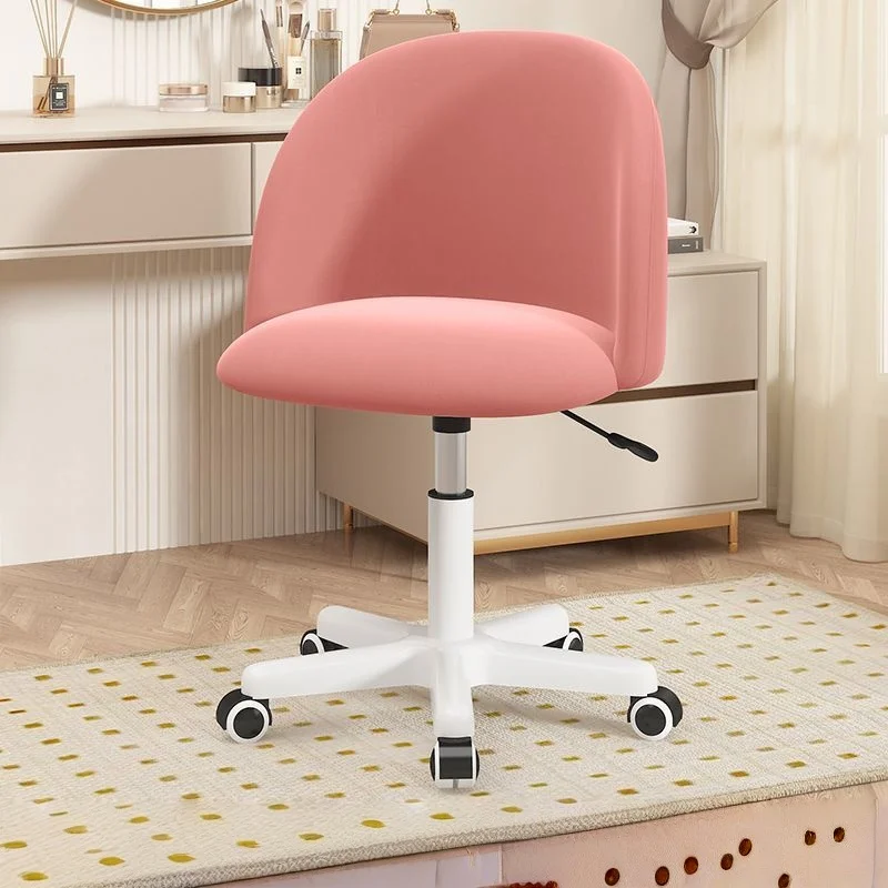 360° Rotation Makeup Chair Backrest Casual Chair Home Vanity Chair Adjustable Height  Dressing Chair Ergonomic Computer Chair