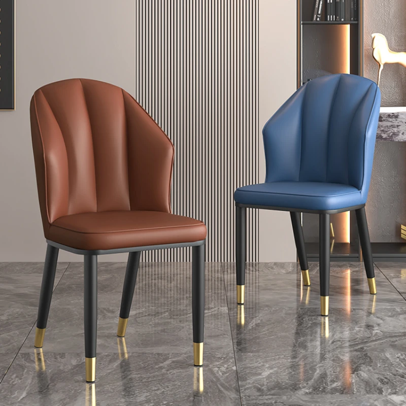 

Hotel Modern Dining Chairs Lounge Stool Restaurant Backrest Dining Chairs Simplicity Nordic Luxury Sandalye Luxury Furniture