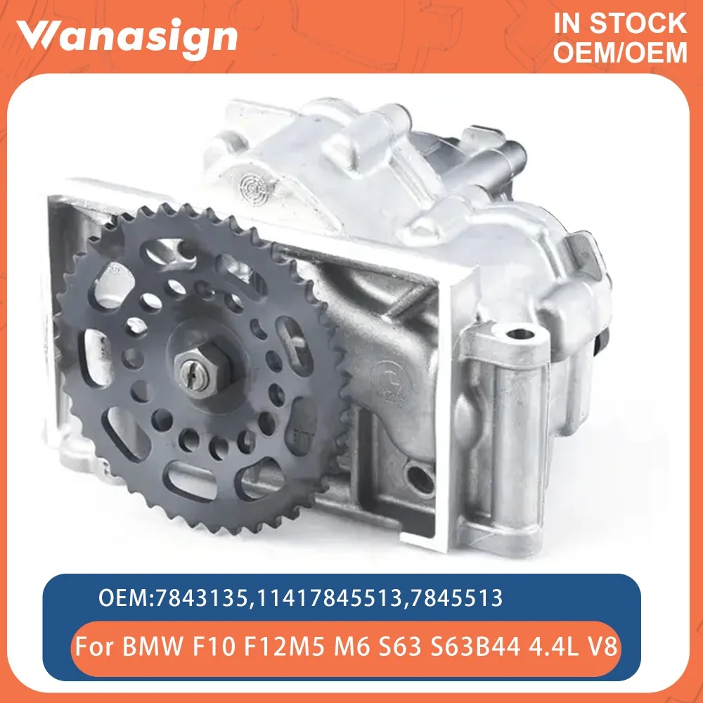 

Масляный насос двигателя, восстановленный, подходит для BMW F06 F10 F12 F13 M4 M5 M6 S63 S63B44 4.4L V8 GAS 12-17 11417845513