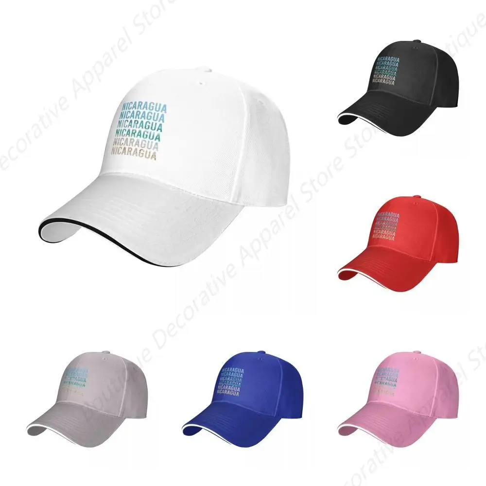 Nicaragua Honeymoon Trip Adult Baseball Caps Women's Coquette Spring Summer Womens Snapback Cap Cool Sunscreen Hat