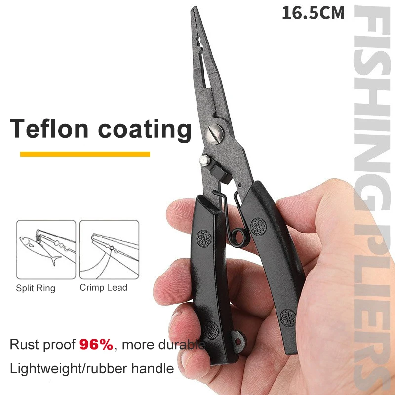 

Стальной резак для лески, аксессуары, рыболовный инструмент, плоскогубцы с разъемным кольцом, рыболовные плоскогубцы, устройство для удаления крючков, резак для лески из нержавеющей стали