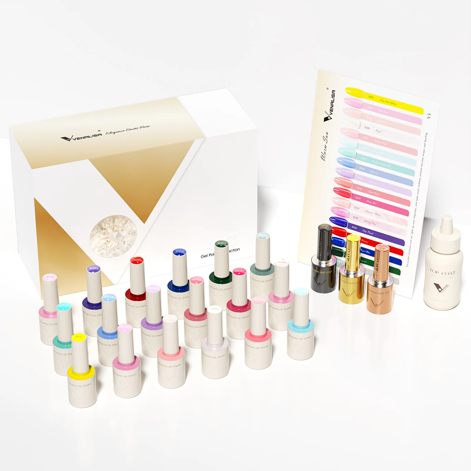 VENALISA VIP Kit 10ml esmalte de uñas en Gel HEMA TPO gratis colores preciosos pigmento de Gel arte de uñas profesional barniz de Gel de larga duración