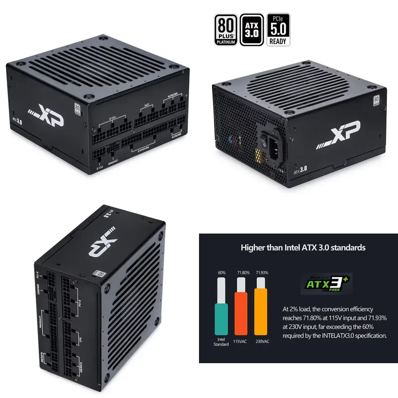 【CHIMU HOME】 850/1000/1200W 80 Plus Gold Platinum Power Supply for Gaming PC