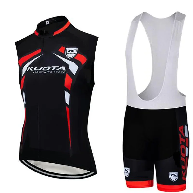 

2023 Kuota Sleeveless Cycling Vests Jersey Set Summer Breathable MTB Bicycle Racing Clothes Outdoor Bike Clothing Ropa Ciclismo