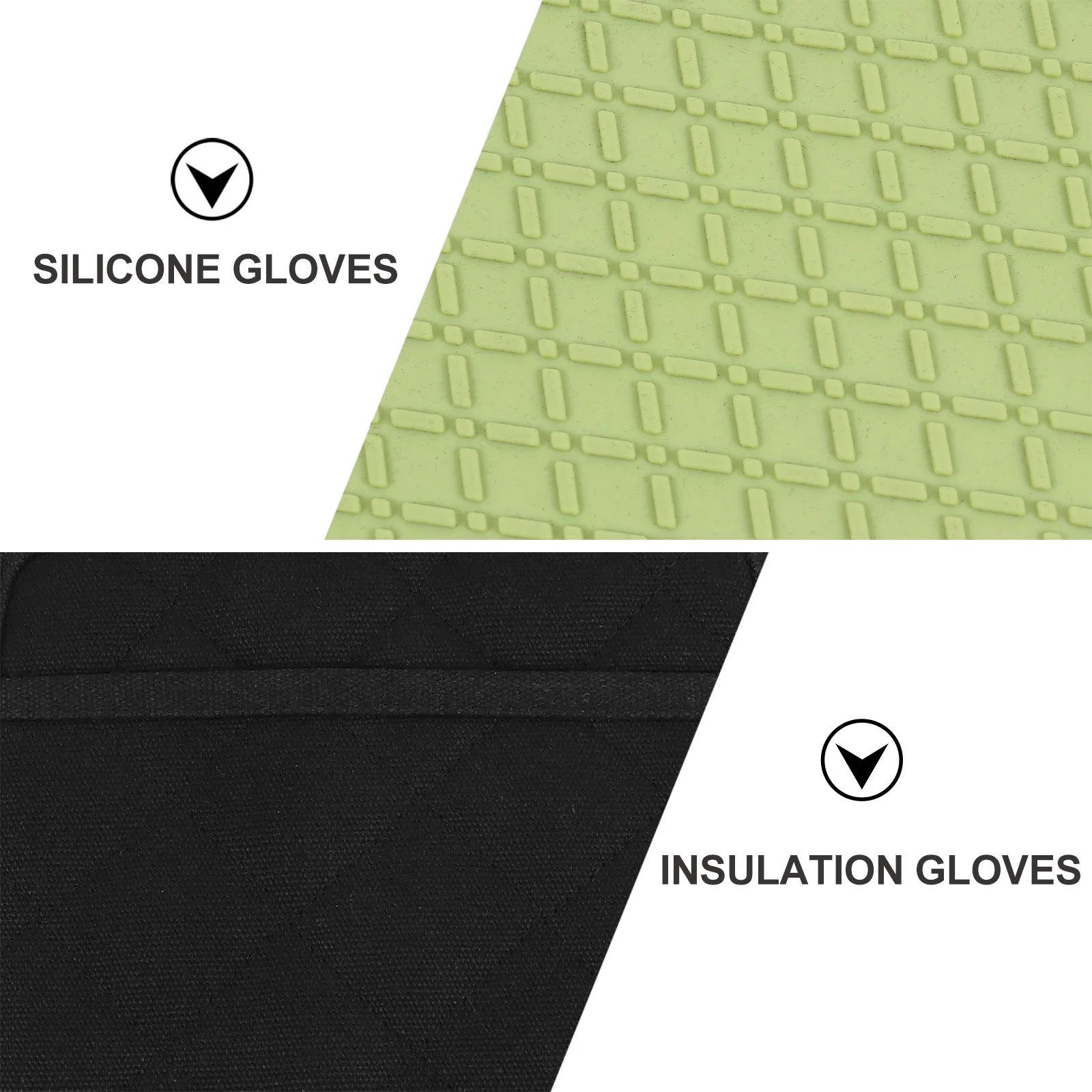 

Dual Side Non-Skid Potholder Silicone and Cotton Baking Mitts Heat Insulation Mat for Countertop Protection Cooking Accessories