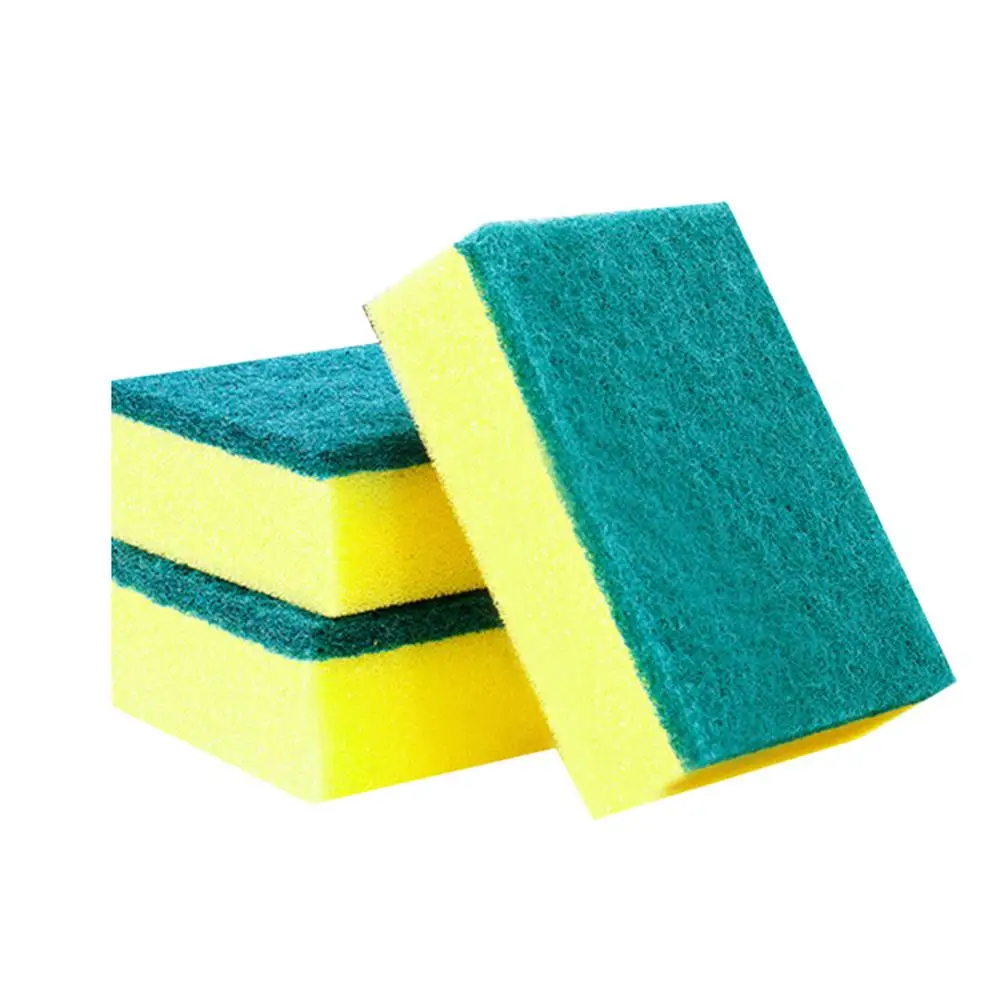 1pc Dishwashing Sponge Kitchen Nano Emery Magic Clean Rub Pot Rust Focal Stains Sponge Removing Kit Cleaning Brush Sponges