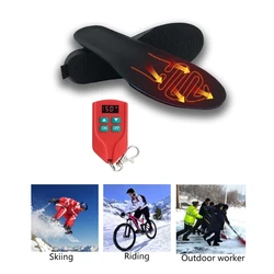 USB Heating Insoles for Men and Women, Feet Warmers, Universal Warm Insoles, Free Cutting, Suitable for Outdoor Skiing, Running