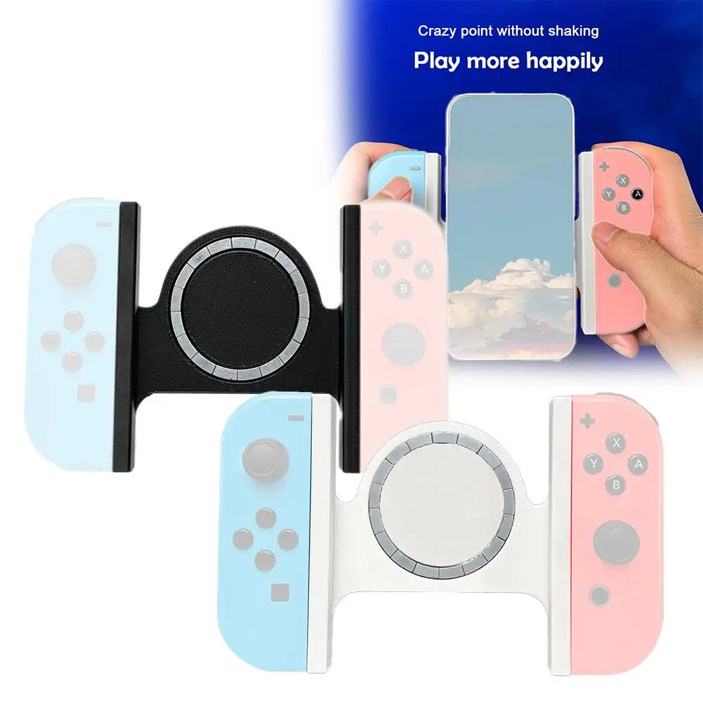 For JoyCon Vertical Screen For Magsafe Magnetic Handle Bracket For Delta Simulator Gaming Controller Handle Holder M4U1