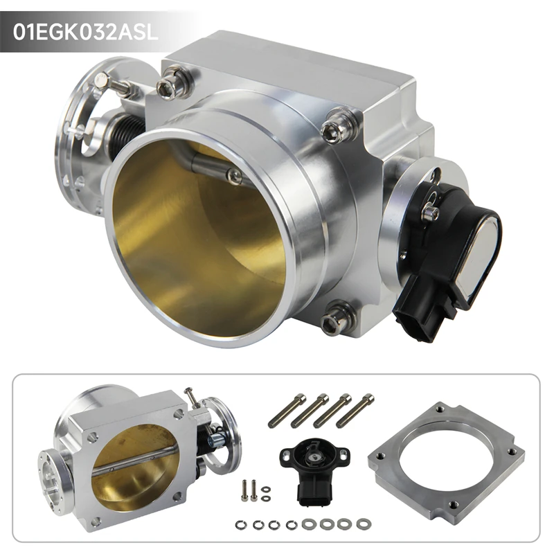 90mm Reverse Throttle Body+TPS Fit For Toyota Supra 1JZGTE JZA70 2JZGTE JZA80