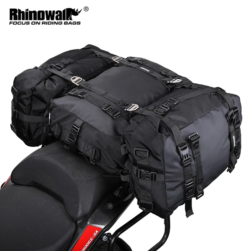 

Rhinowalk Motorcycle Bag Waterproof Motocross Pannier Bag 10/20/30L Autocycle Saddle Bags Rear Seat Bag Cycling Backpack