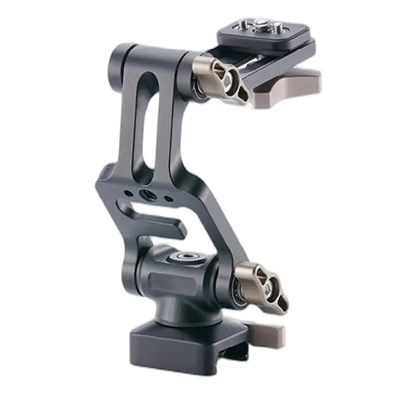 New-Universal Monitor Mount With NATO Rail Adjustability Tilt Damping 1/4 Inch-20 Threaded For On-Camera Field Monitors