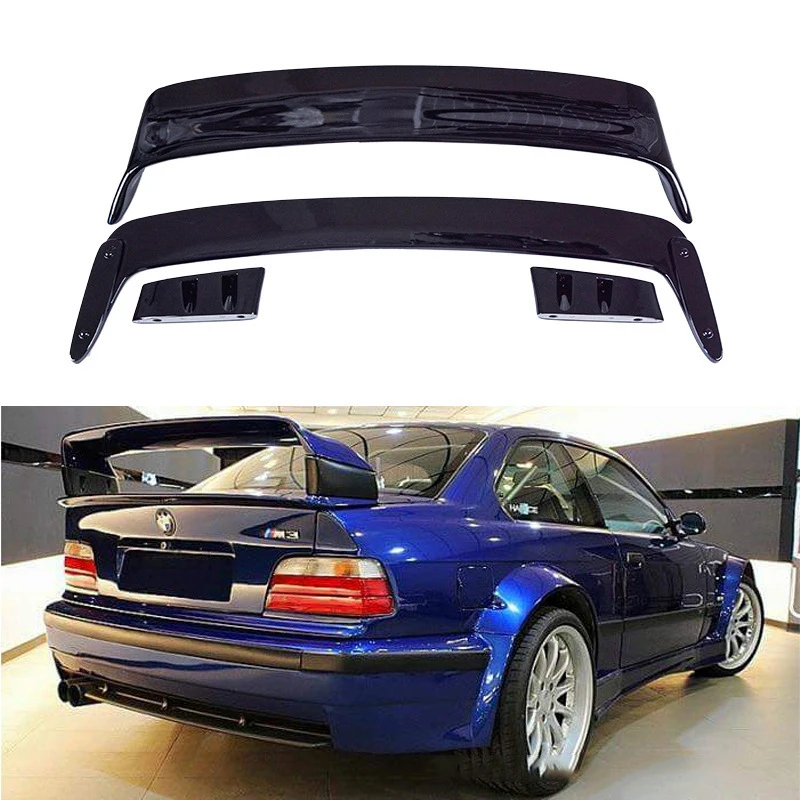 For 1990-2000 BMW 3 Series E36 M3 LTW GT Rear Trunk Lid Spoiler wing Car Tailgate Flap Trim Decklid Lip Body Accessories