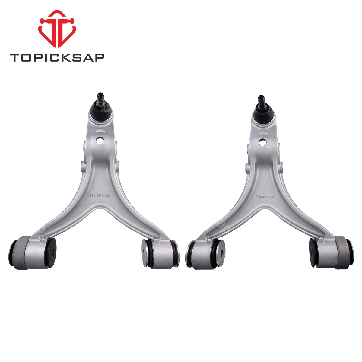 TOPICKSAP 2pcs Front Lower Suspension Triangle Control Arm for Maserati M139 Quattroporte 2007 - 2013 GranTurismo 2008 - 2018