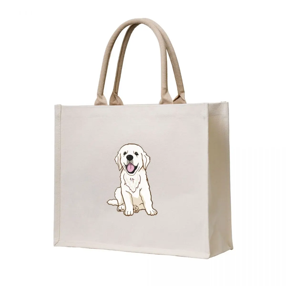 

Golden Retriever Puppy Tote Bag shopping trolley bag female bag the tote shopper bags