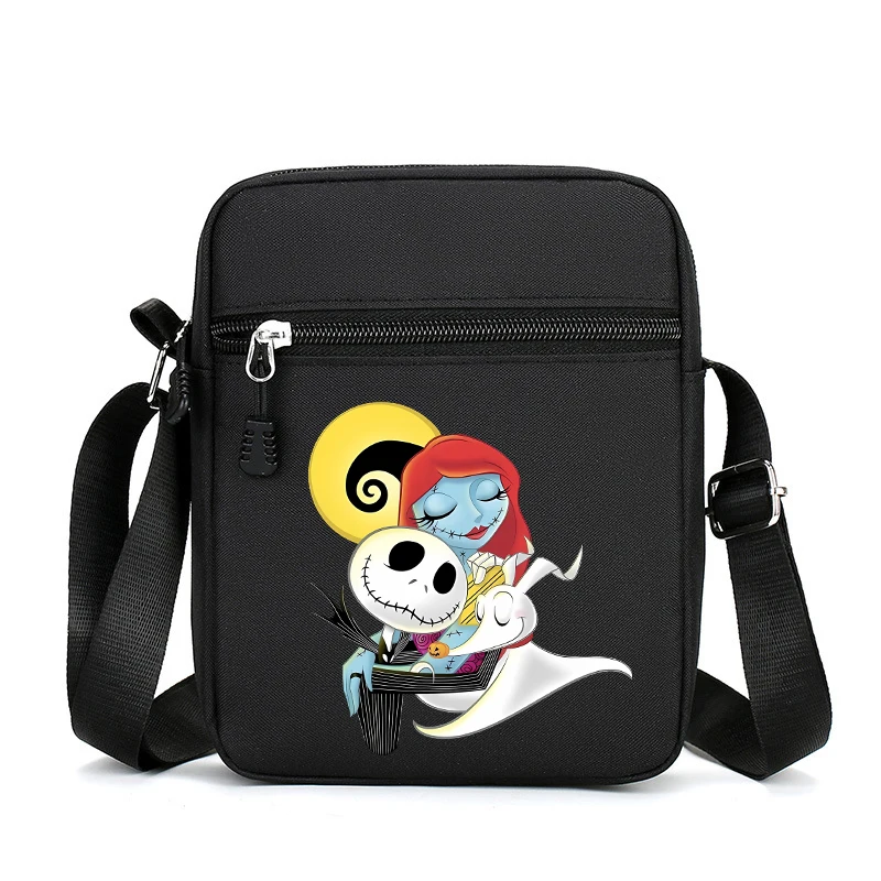 The Nightmare Before Christmas Crossbody Bags for Men Disney Anime Shoulder Pouch Kids Outdoor Travel Travel Purse Children Gift