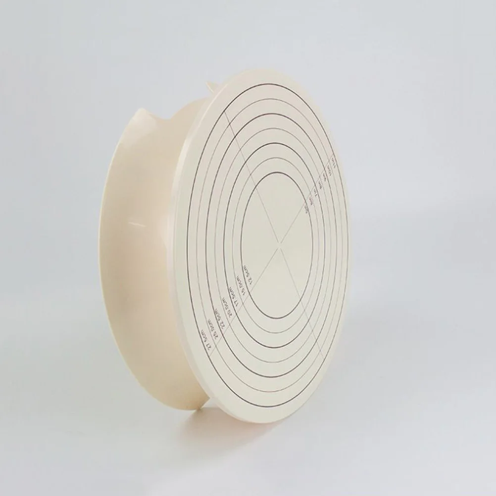 

Mounting Turntable Textured Cake Platform Rotating Stand Baking Decorating with Bakery