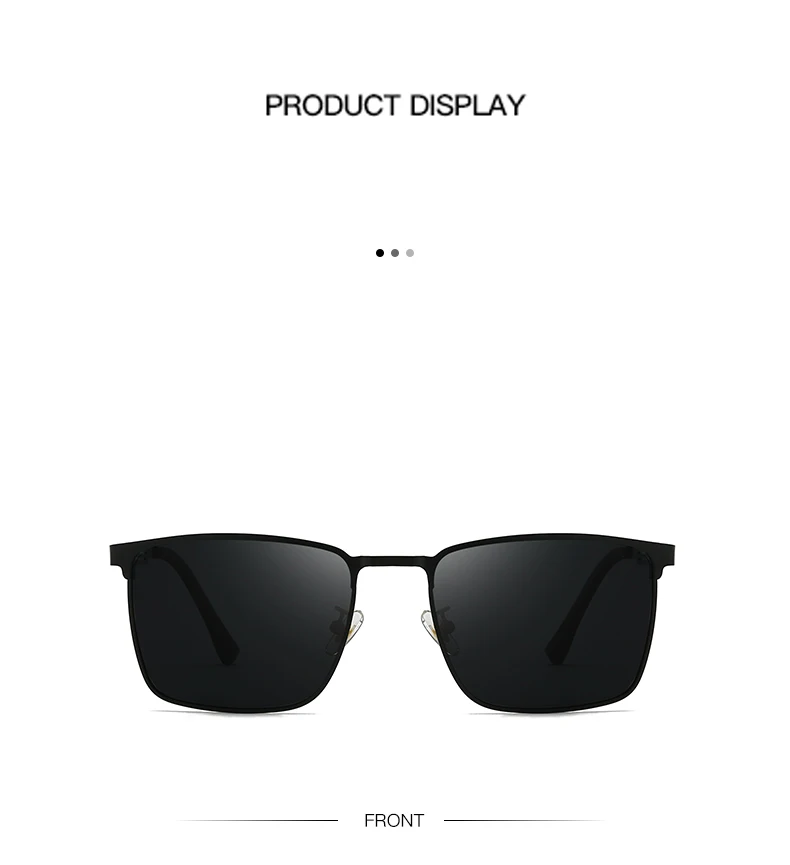 Neue ultraleichte Herren-Sonnenbrille im Business-Stil mit rechteckigen Rahmen, modisch für Outdoor-Fahren und Sonnenschutz 5150 – Detail 10