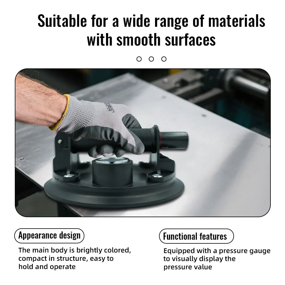 

250KG vacuum suction cup. A powerful heavy-duty suction cup 8-inch suction cup lifting magnet handling tool