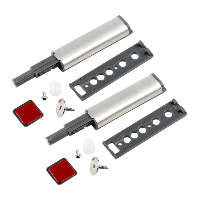 

Quiet Push Release Cabinet Door Mechanism Corrosion Resistant Metal Plastic Easy Mount