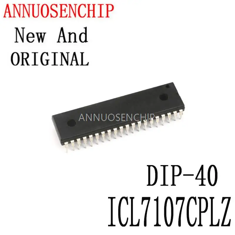 2PCS New And Original ICL7107 PMIC IC DIP-40 Analog to digital converter ICL7107CPLZ