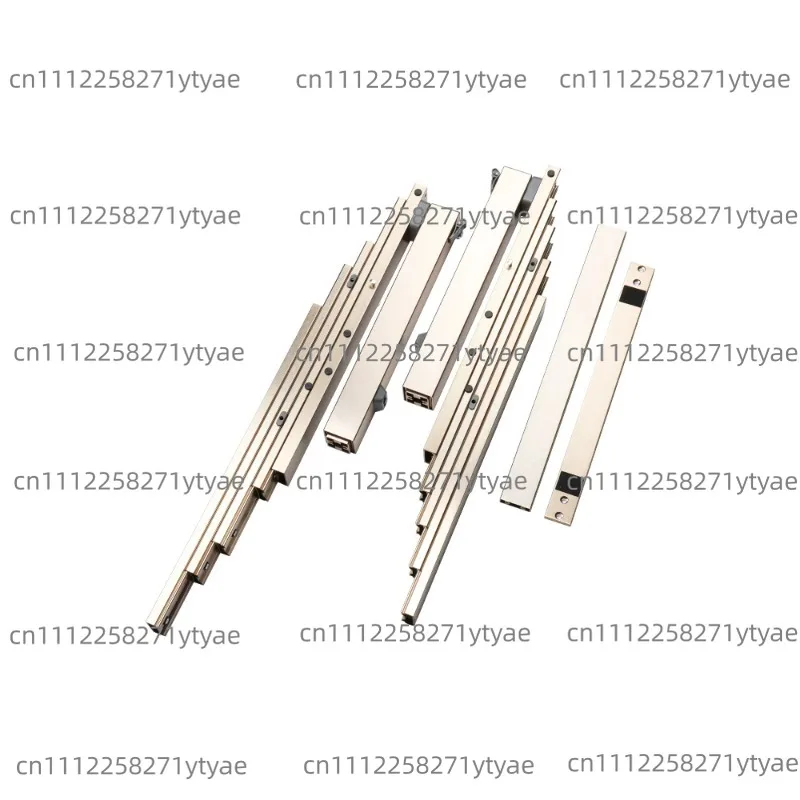 Expandable Dining Slide Push Hidden Table Rail Aluminum Cabinet Drawer Folding Hardware Accessories