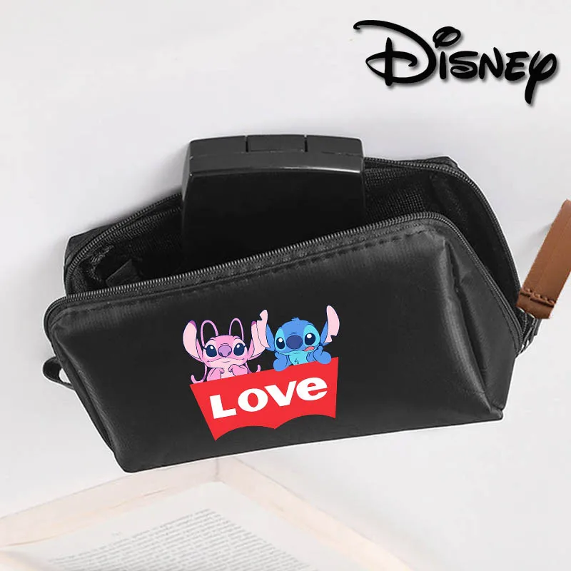 

2024 Lilo &Stitch Cartoon Women's Cosmetic Bag New Popular Storage Bag Travel Storage Box Washing Convenient Ladies Cosmetic Bag