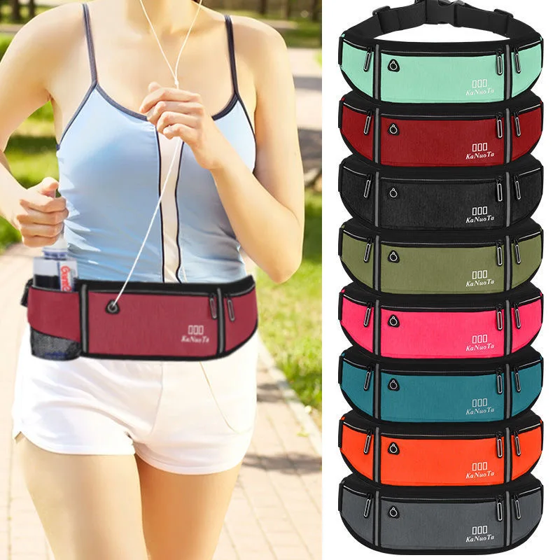 Męska damska sportowa torba do biegania wodoodporna kolarstwo na świeżym powietrzu torba Crossbody Unisex Oxford z tkaniny torba na klatkę piersiowa torebka na telefon komórkowy torba