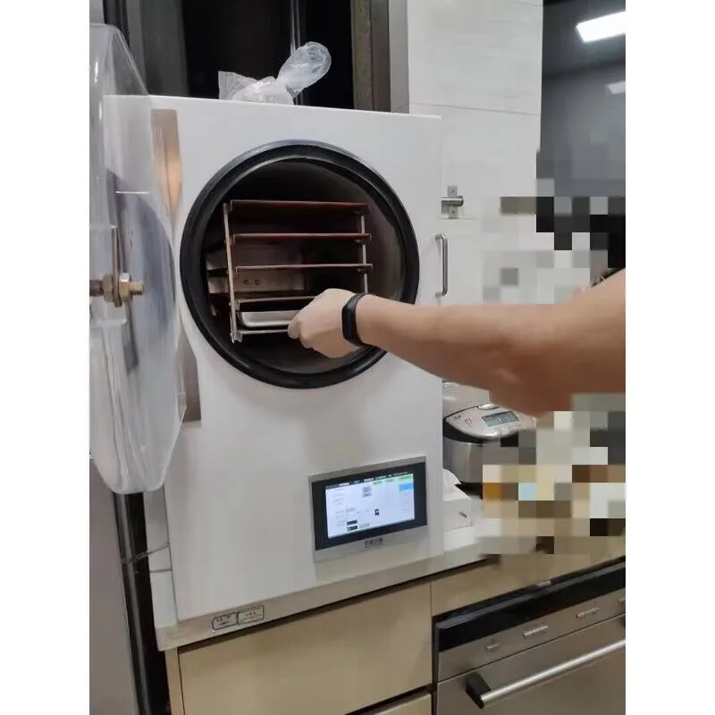 

Сублимационная сушилка 3-5 кг, 4 лотка, бытовая вакуумная лиофилизация для сухих овощей, фруктов, используемое сушильное оборудование для еды