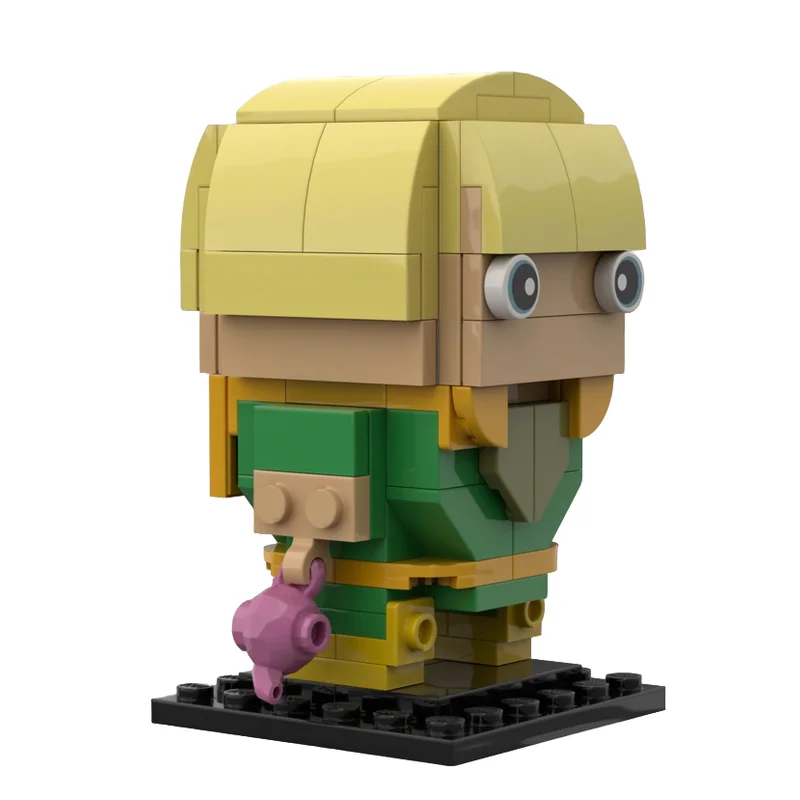 103 Pezzi MOC Brickheadz Modello Mr Justice, Blocchi da Costruzione, Giocattolo Creativo Fai-da-Te, Idea Educativa, Regalo di Natale per Bambini
